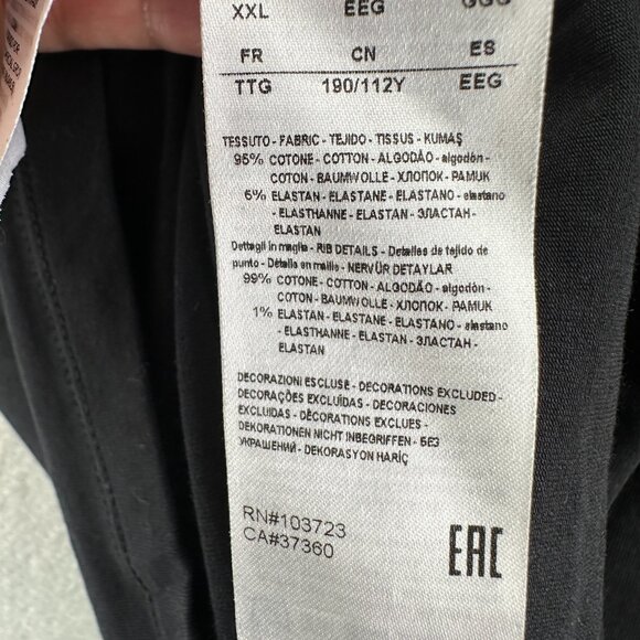 Armani Exchange Mens Short Sleeve Polo Black Size XXL - Picture 9 of 11